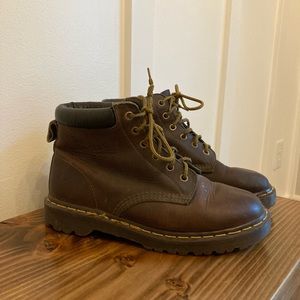 Dr. Martens Hiker Boot Dark Brown Crazy Horse Great Used